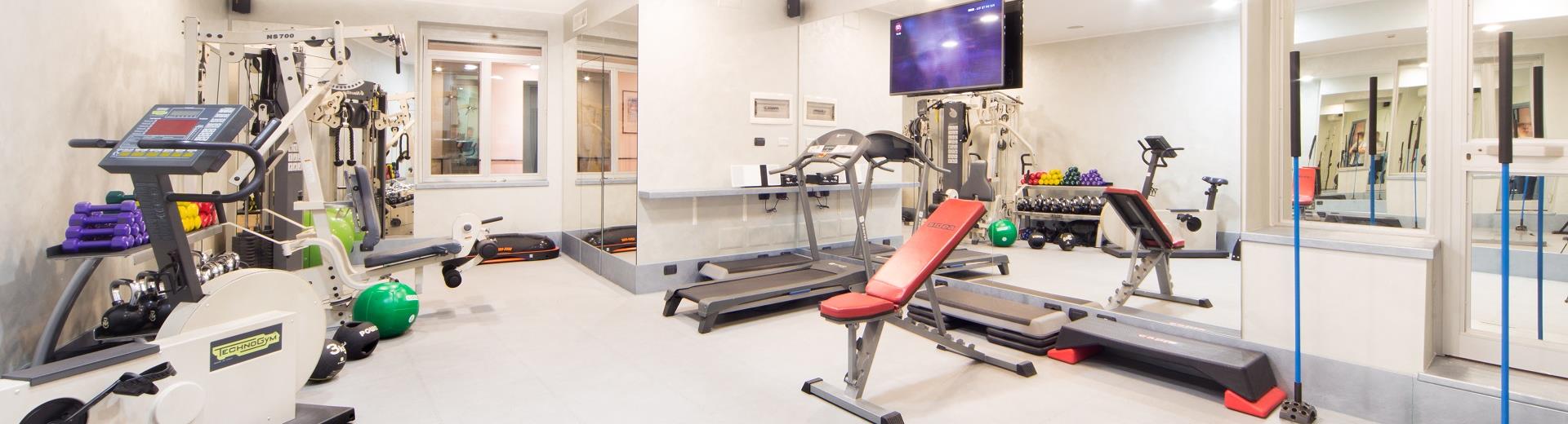 Keep in shape in the gym of the 4 star Best Western Hotel Nazionale Sanremo