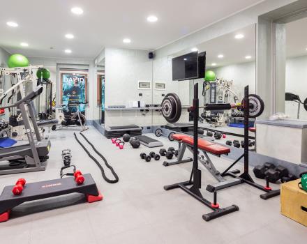 Stay fit in the fitness room of the Best Western Hotel Nazionale