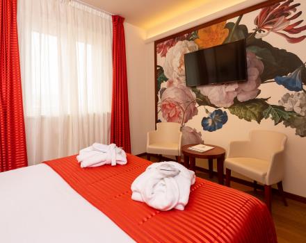 Our deluxe double rooms in Sanremo centro are waiting for you
