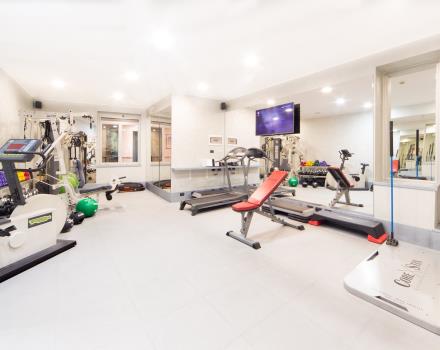 Keep in shape in the gym of the 4 star Best Western Hotel Nazionale Sanremo