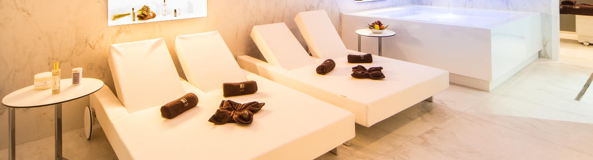 Check out the modern spa at Best Western Hotel Nazionale in the Centre of Sanremo