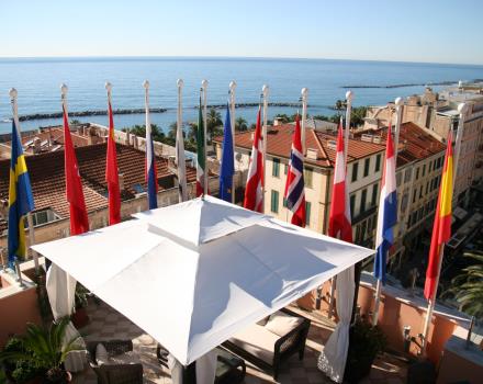 Visit-Sanremo Terrasse Überblick bei bestr Western Hotel Nazionale