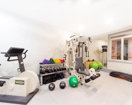 Fitness e allenamento nella palestra del Best Western Hotel Nazionale 4 stelle