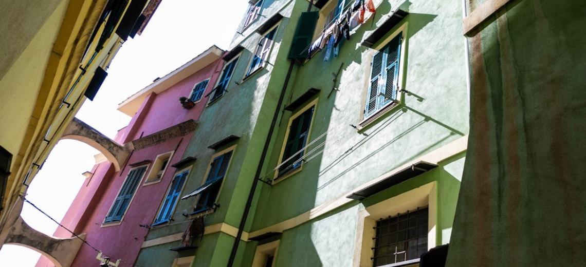 Marchez à l’intérieur des allées colorées de Sanremo