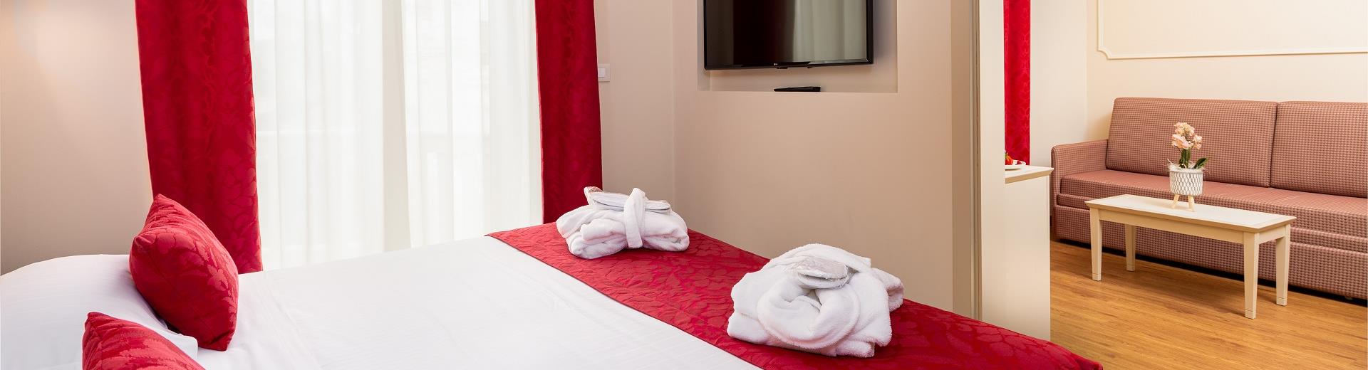 Convenience and services in the rooms of the BW Hotel Nazionale in Sanremo